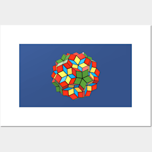 Rhombic Zonohedron Posters and Art